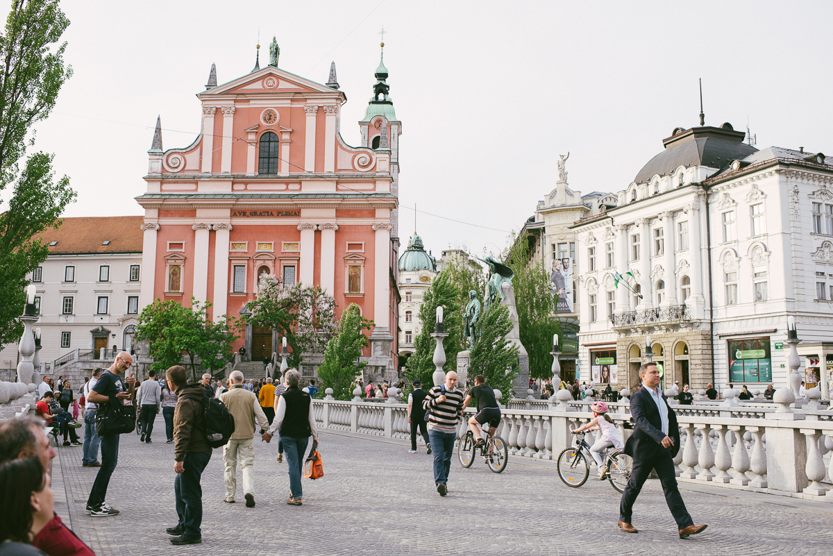 Ljubljana Altstadt Wochenendtripp Städtereise